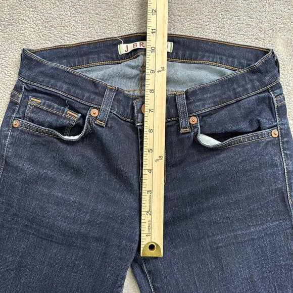 J Brand Women's Babe Flare Bell Bottom Stretch Denim Jeans Size 26 Blue Made USA - Picture 7 of 13